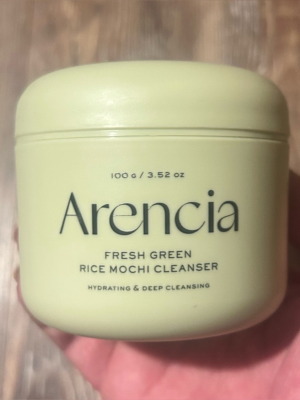 Arencia Fresh Green Rice Mochi Cleanser, 100g/3.52 oz Exp 5/2028